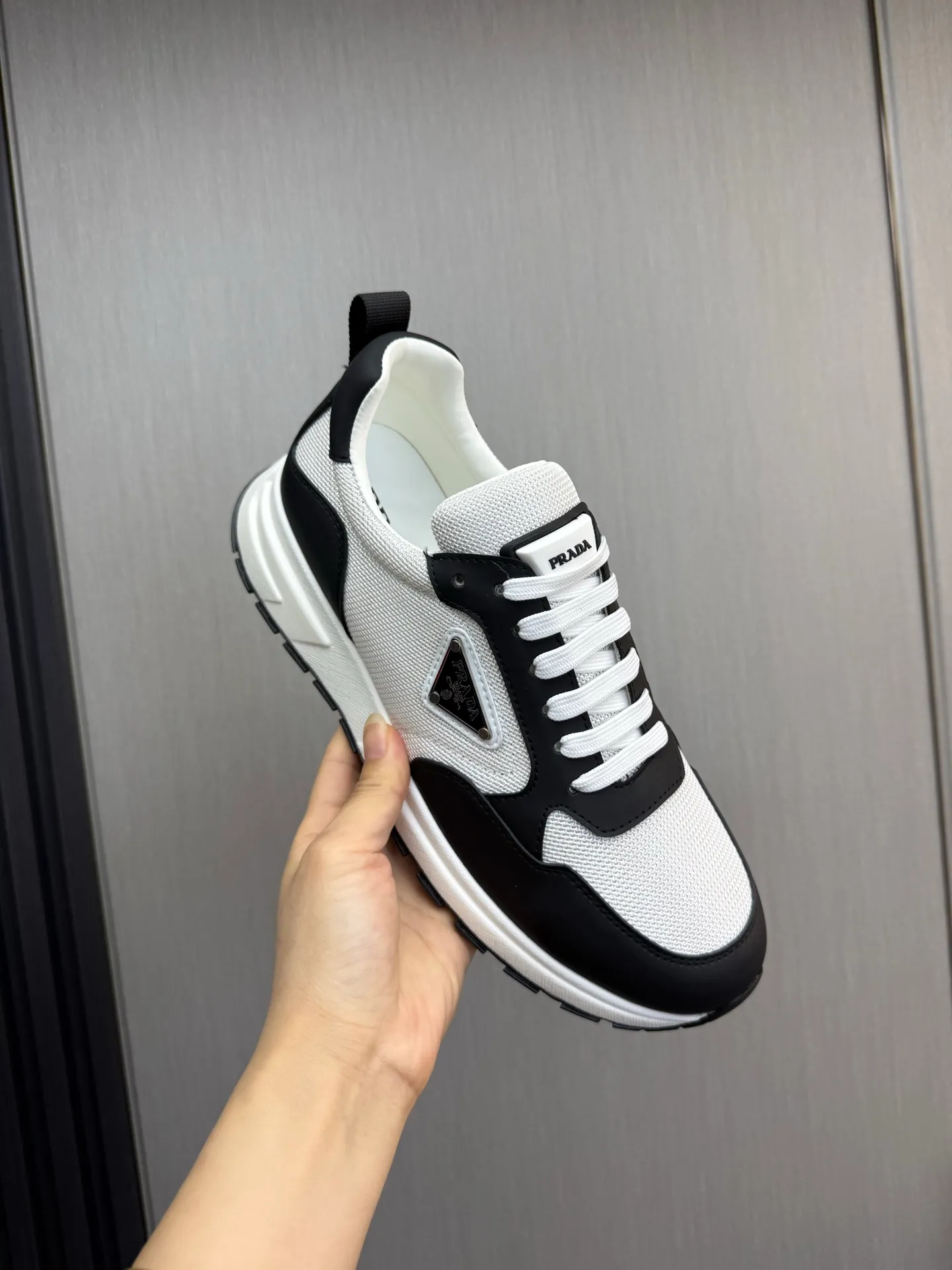 Men's shoes 💰560💰 [PRADA] Popular items in men's shoes counters, synchronized with the official website, high-quality cowhide stitching breathable mesh + cowhide lining, 1🆚1 replica, original sole, 38-45 (customized for 45, non-refundable)